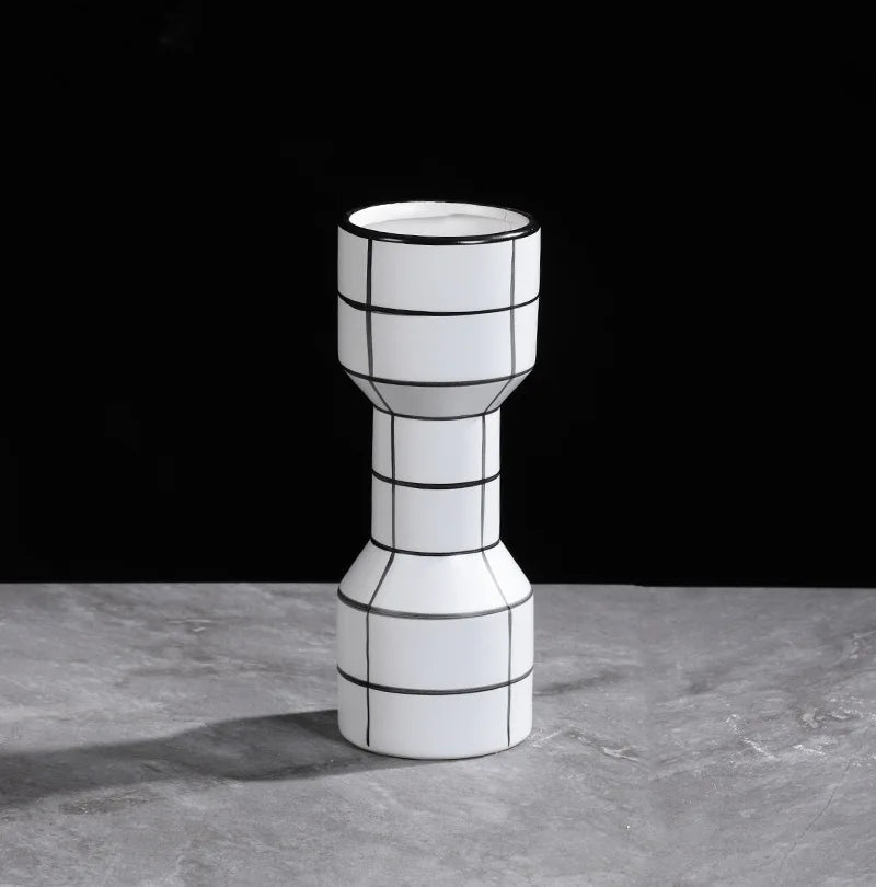 vase créatif nordique style abstrait pour arrangement floral - vue 12 sur 12