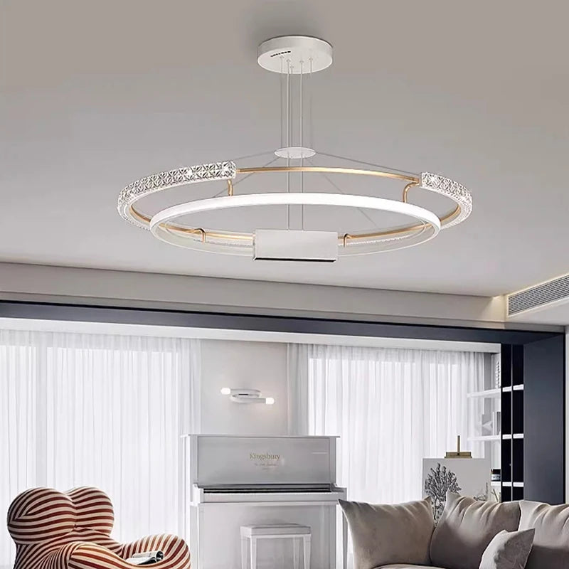 lustre moderne de luxe led pour éclairage intérieur - vue 3 sur 11