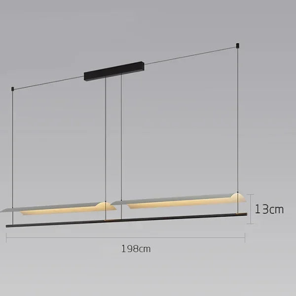 lustre minimaliste scandinave en tuiles pour bureau - vue 9 sur 11