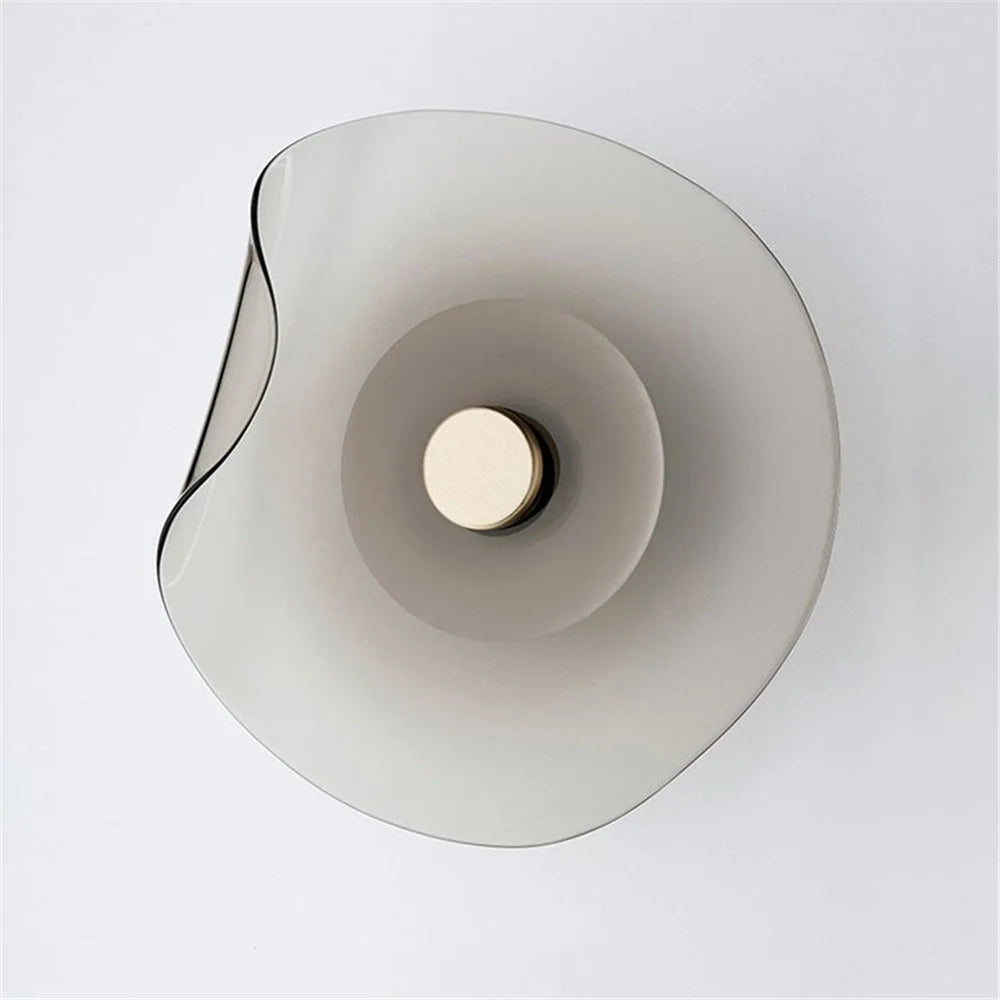 applique murale led en verre style nordique tendance décorative - vue 5 sur 8