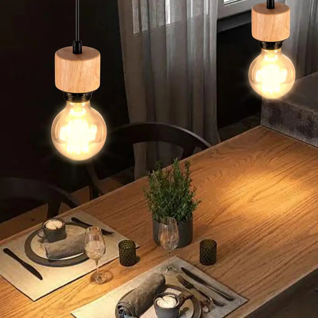 Lampe suspension métal rétro loft - vue 5 sur 9