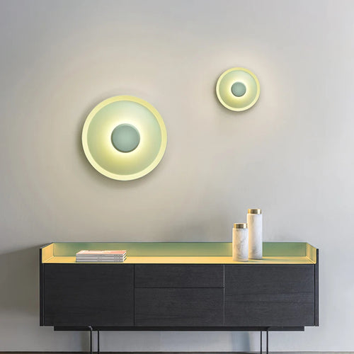 Modern Round Wall Lamps for Bedroom Bedside Living Room Wall Light Decorative Illuminaire 25cm 40cm 60cm Bar Stair Night Lamps