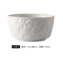 Vaisselle ceramique mate style roche bols assiettes saladiers