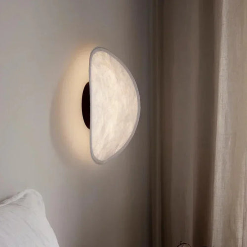 applique murale minimaliste en soie pour éclairage intérieur décoratif