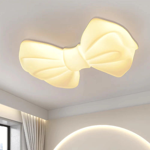 plafonnier moderne à noeud papillon led pour décoration intérieure