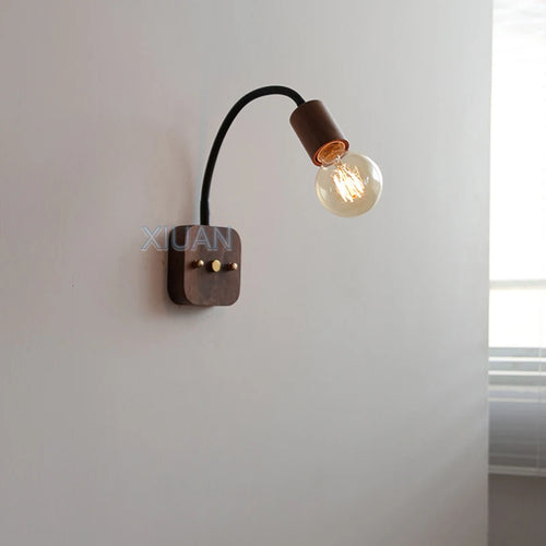 Wandleuchte Wabi Sabi Retro-Stil mit 360-Grad-Flexarm - vue 5 sur 7