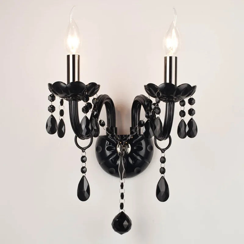 applique murale antique en cristal pour intérieur design élégant - vue 5 sur 10