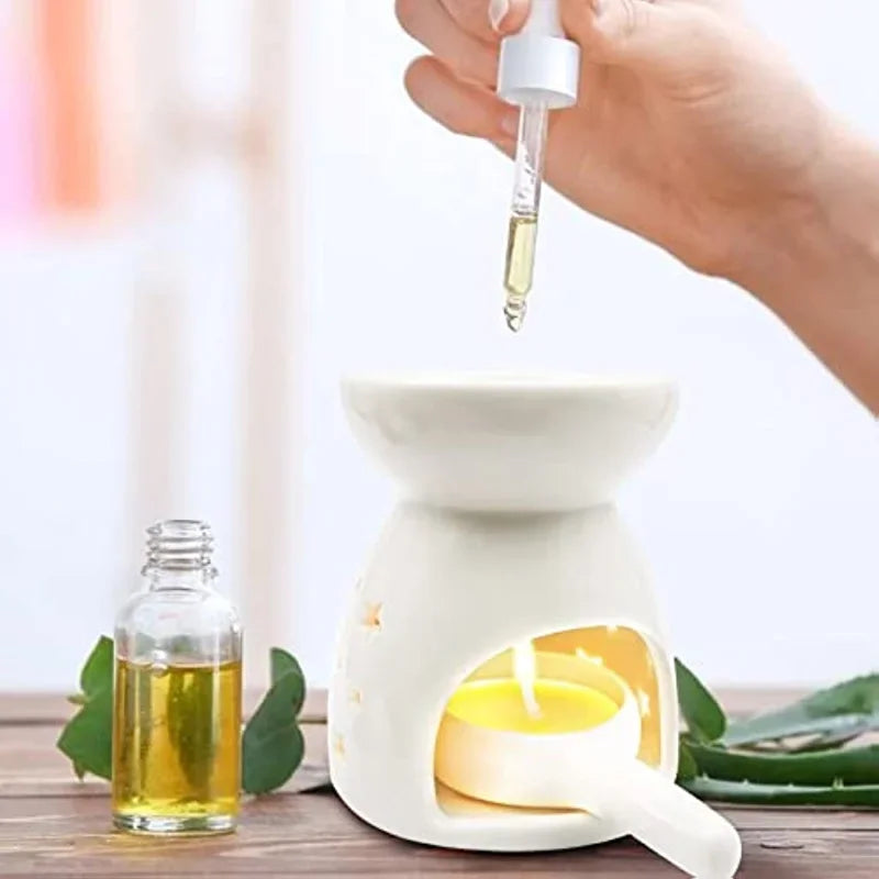 bougeoir en céramique pour bougie parfumée décoration intérieure élégante - vue 7 sur 9