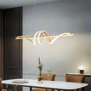 Moderne Pendelleuchte mit dimmbaren LED-Lichtern elegantes Design für stilvolle Wohnräume