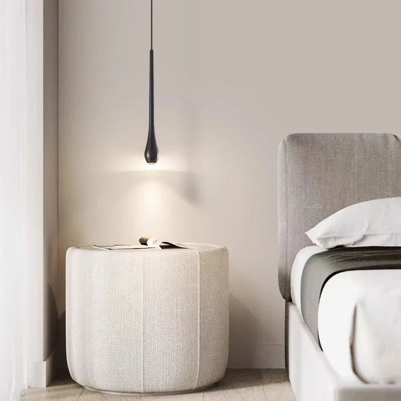 Suspension LED en laiton au design moderne - vue 4 sur 8