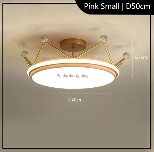 Kinder-Pendelleuchte Krone LED modern Winfordo - vue 9 sur 12