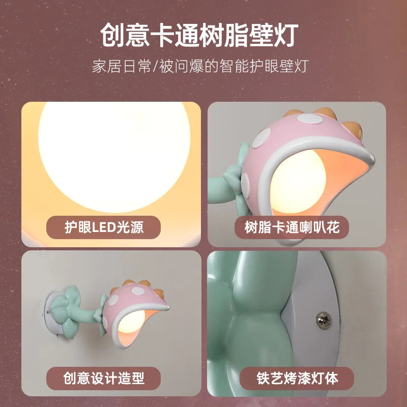 applique murale enfant lumineuse à led design moderne et protectrice - vue 7 sur 7