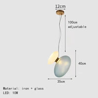 Moderner nordischer Kronleuchter aus Glas mit LED für Hoteldekoration