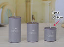 bougies piliers parfumées décoratives sans fumée en plusieurs tailles et couleurs