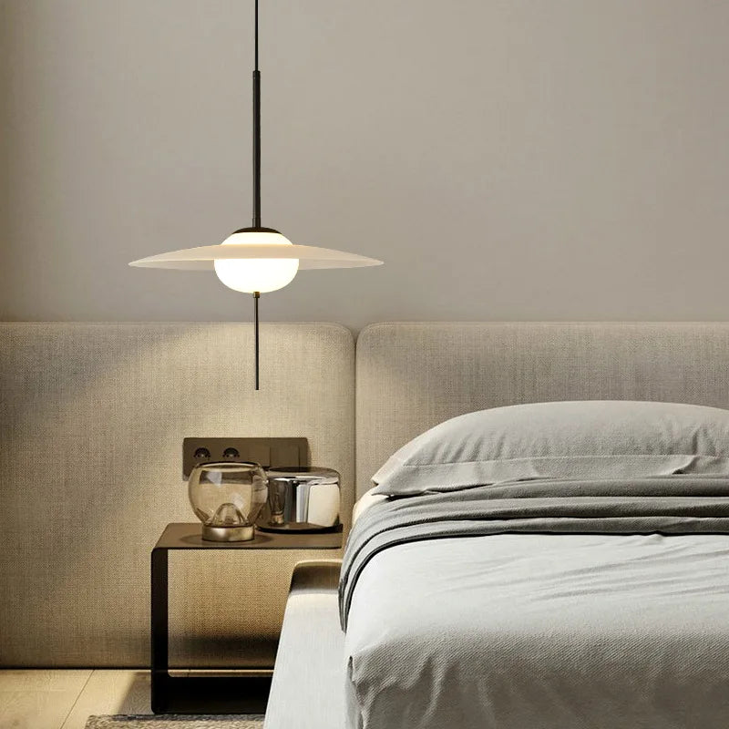 suspension soucoupe volante design nordique luminaires modernes pour café et bar - vue 5 sur 8