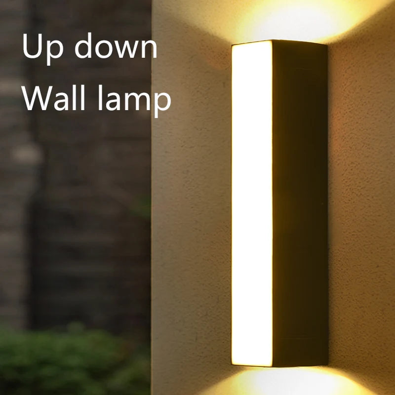 applique murale extérieure jardin avec led haute luminosité - vue 5 sur 9