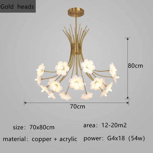 Moderner LED-Kronleuchter Luxus für die Innenbeleuchtung - vue 13 sur 19