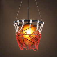 suspension style industriel américain basket-ball football bar café