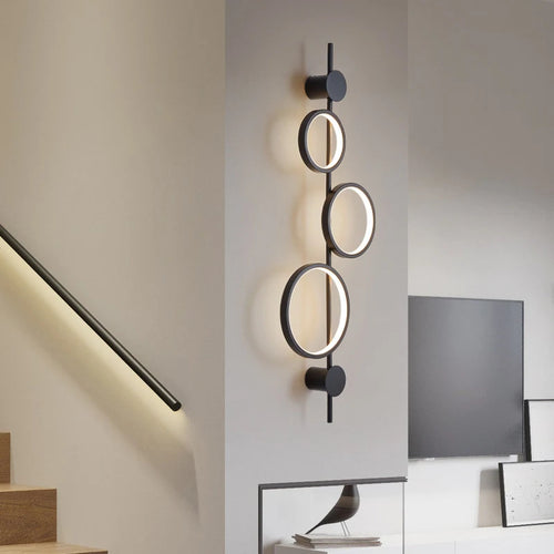 Moderne LED-Wandleuchte im nordischen Design für stilvolle Innendekoration - vue 5 sur 8