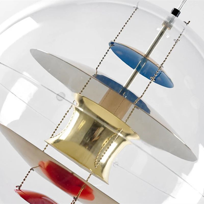 suspension globe créative led décoration danemark maison - vue 6 sur 9