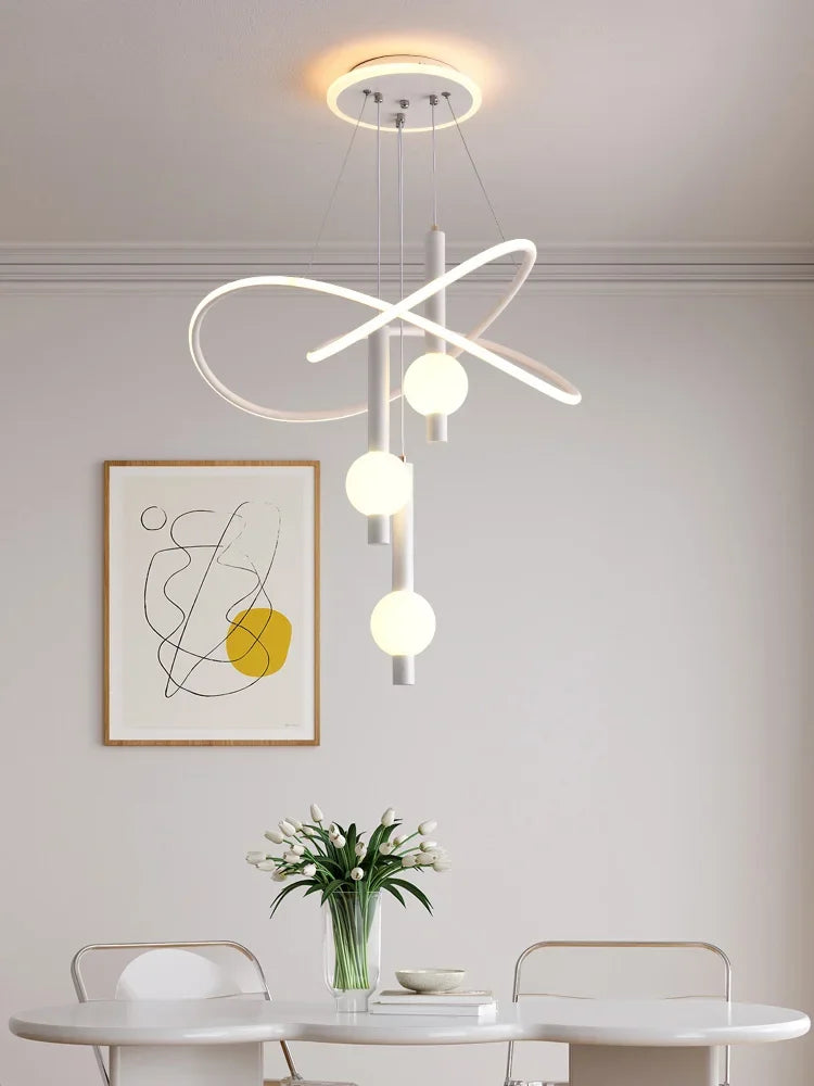 Pendant lamps Modern lamp Simple Ceiling light Creative personality Restaurant lamp Designer Nordic lamp Ceiling light - vue 3 sur 9