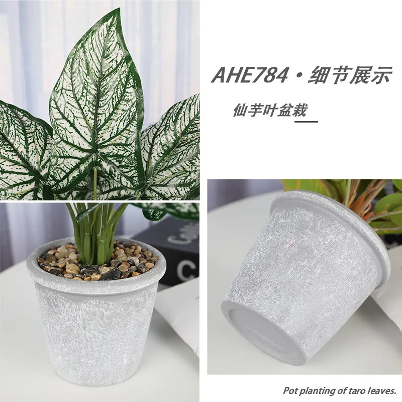 plante artificielle en pot pour décoration intérieure et fête - vue 5 sur 6
