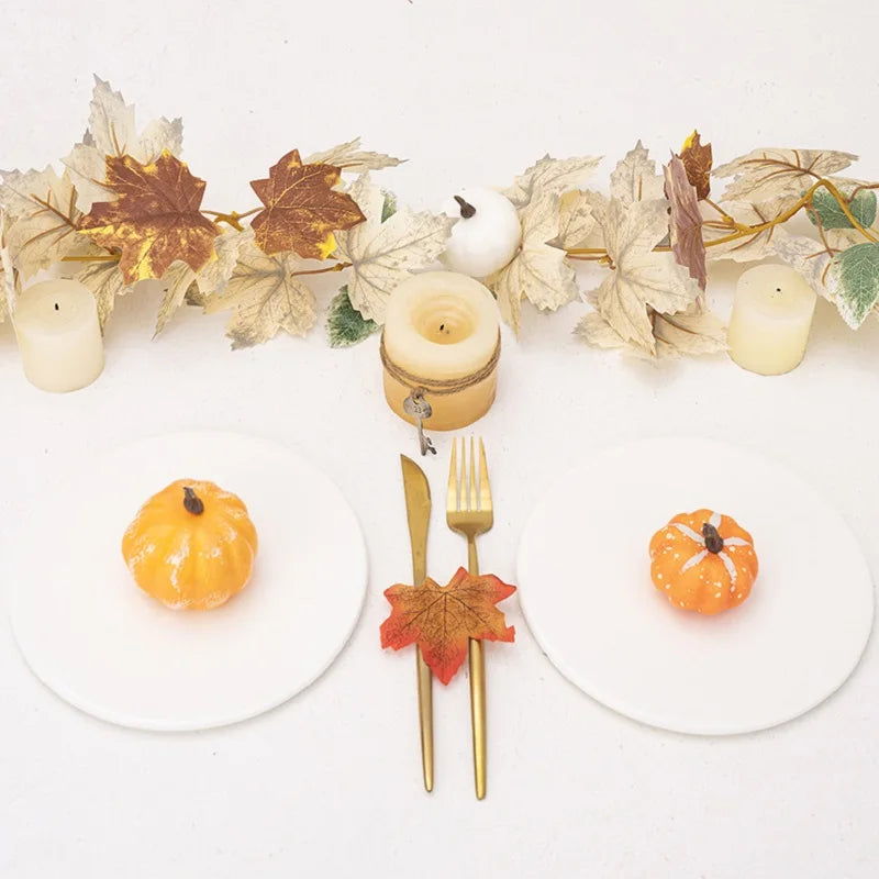 décoration automnale feuille d'érable pour thanksgiving - vue 3 sur 8