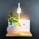 applique murale led intérieur usb sans fil moderne rotative 360° interrupteur veilleuses chevet