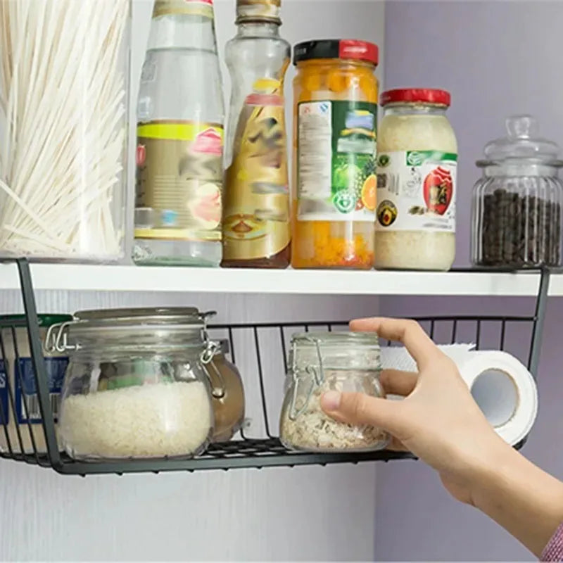 panier de rangement multifonction pour cuisine et bureau - vue 3 sur 12