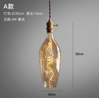 Retro-Pendelleuchte aus Glas für modernes und minimalistisches Interieur