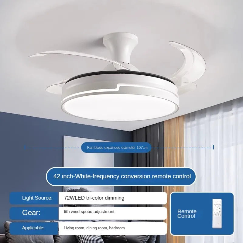 ventilateur led invisible moderne pour décoration intérieure élégante - vue 8 sur 10