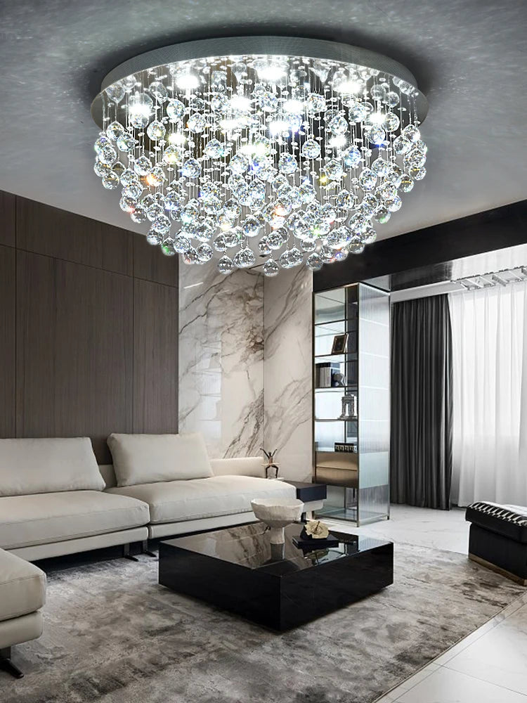 lustre en cristal moderne pour un éclairage de luxe - vue 4 sur 10
