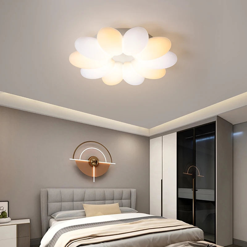 Plafonnier led créatif ovale pour éclairage quotidien intérieur - vue 5 sur 7