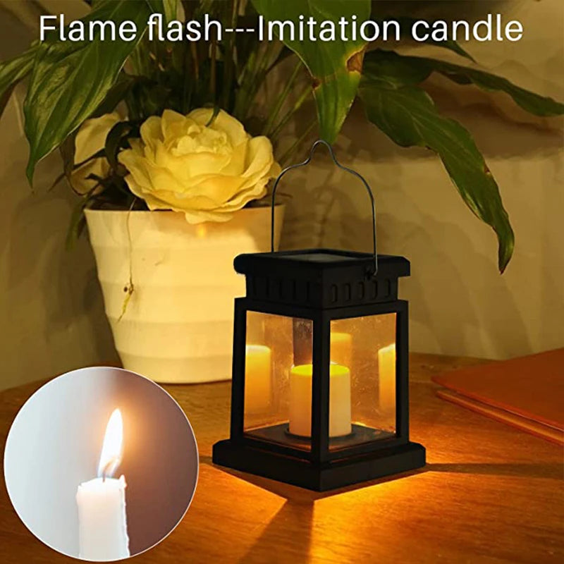 lampes solaires rétro pour jardin et cour décorative - vue 2 sur 6