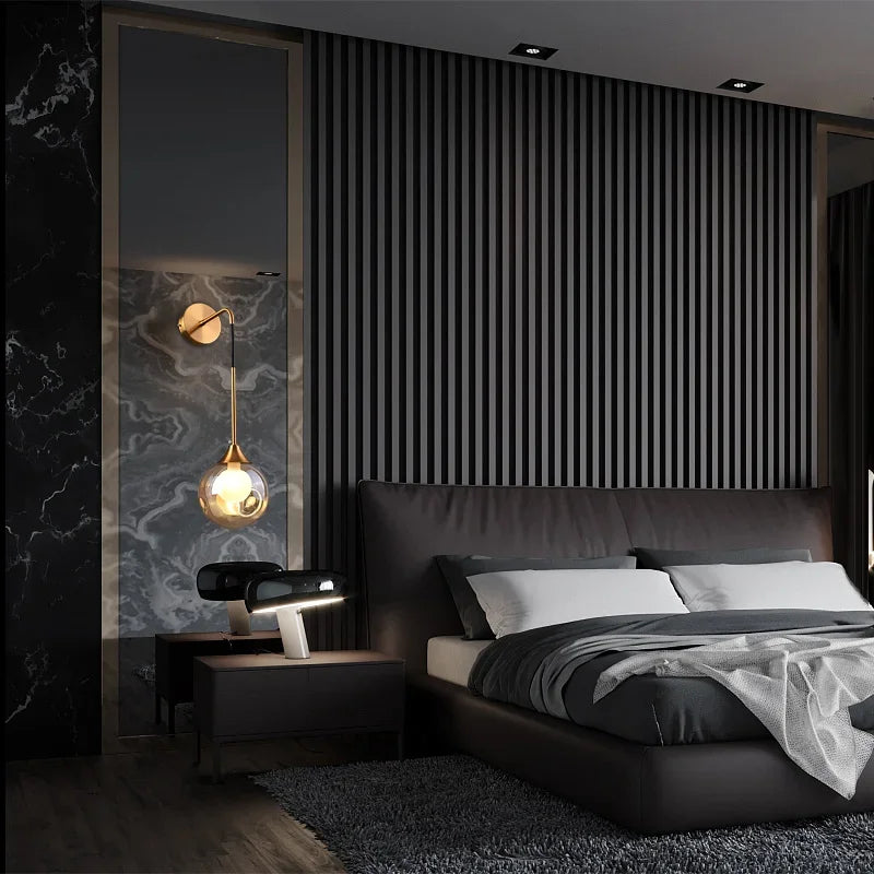 applique murale moderne à led en forme de boule décorative - vue 5 sur 11