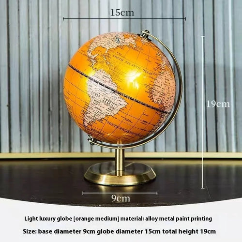 carte du globe rétro décoration éducative pour enfants et bureau