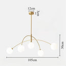 Moderne LED-Pendelleuchte mit minimalistischem Design für ein elegantes Interieur