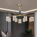 lustre moderne de luxe à led pour éclairage intérieur
