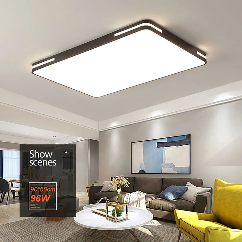 plafonnier led ultra mince design moderne pour intérieur - vue 4 sur 28