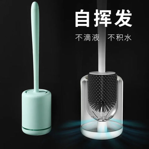 brosse wc murale avec support de rangement pratique - vue 3 sur 7