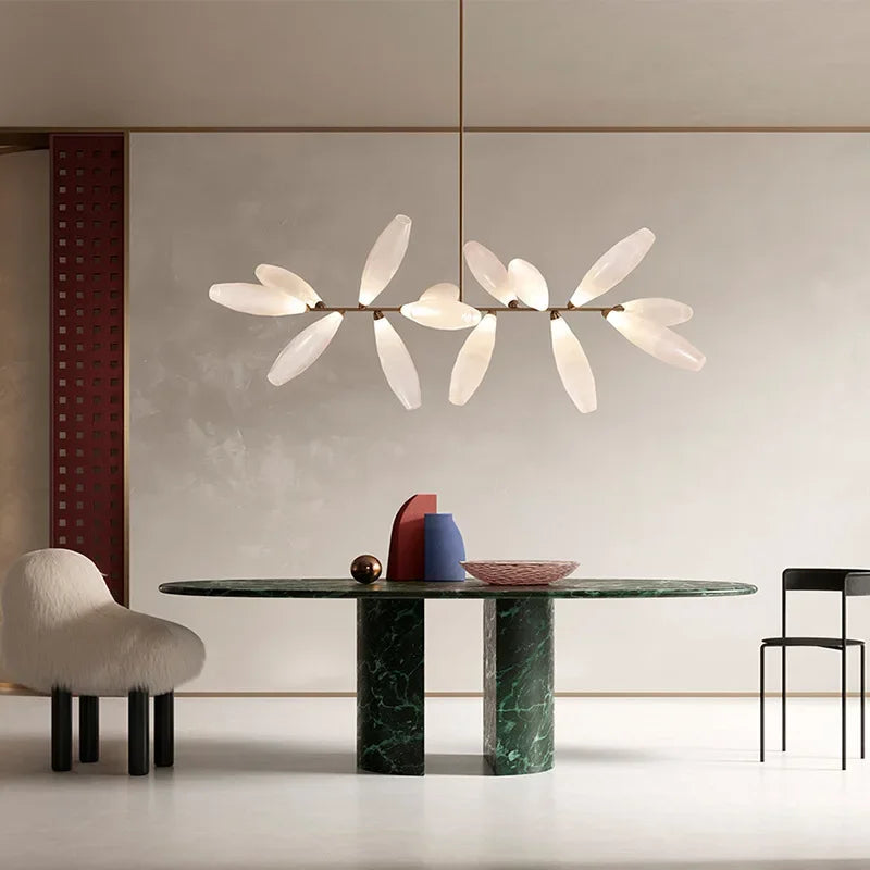 Lustre moderne en verre design forme de raisin suspendu