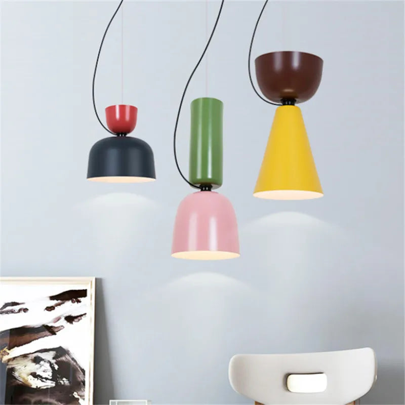 Suspension géométrique nordique pour décoration intérieure moderne
