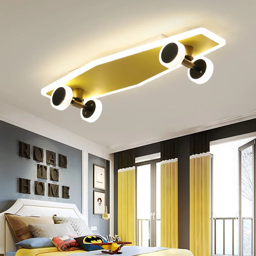 Deckenleuchte Scooter Boy Dekorative Lampe für Kinderzimmer - vue 5 sur 8