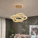 Moderner Kristall-Kronleuchter für elegantes Interieur