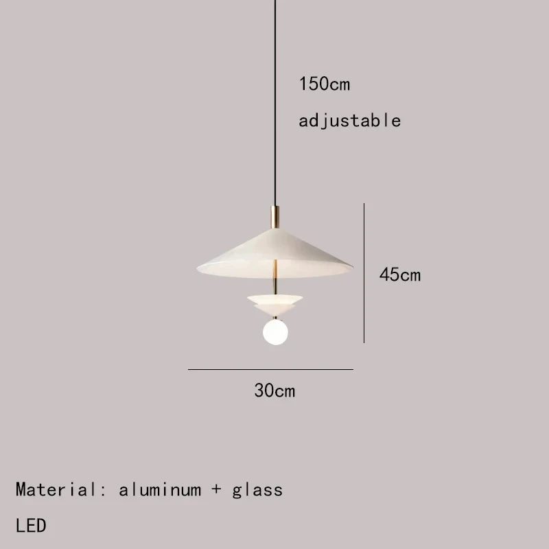 suspension en métal pour intérieur moderne avec lumière douce - vue 13 sur 14