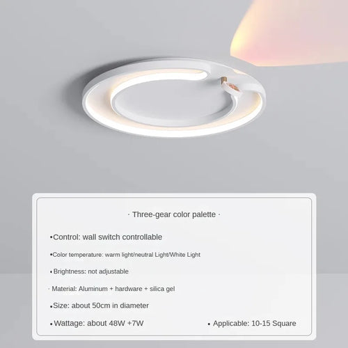 Moderner LED-Deckenleuchte für eine romantische und warme Atmosphäre
