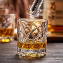 Verres whisky relief luxe style classique lot 2