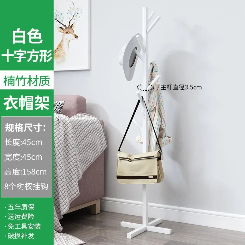 porte-manteau en bois massif design moderne et pratique - vue 10 sur 20