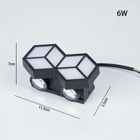 Applique murale imperméables extérieures lampe de applique murale LED moderne Applique murale décorative intérieure extérieure Garage luminaire mural étanche