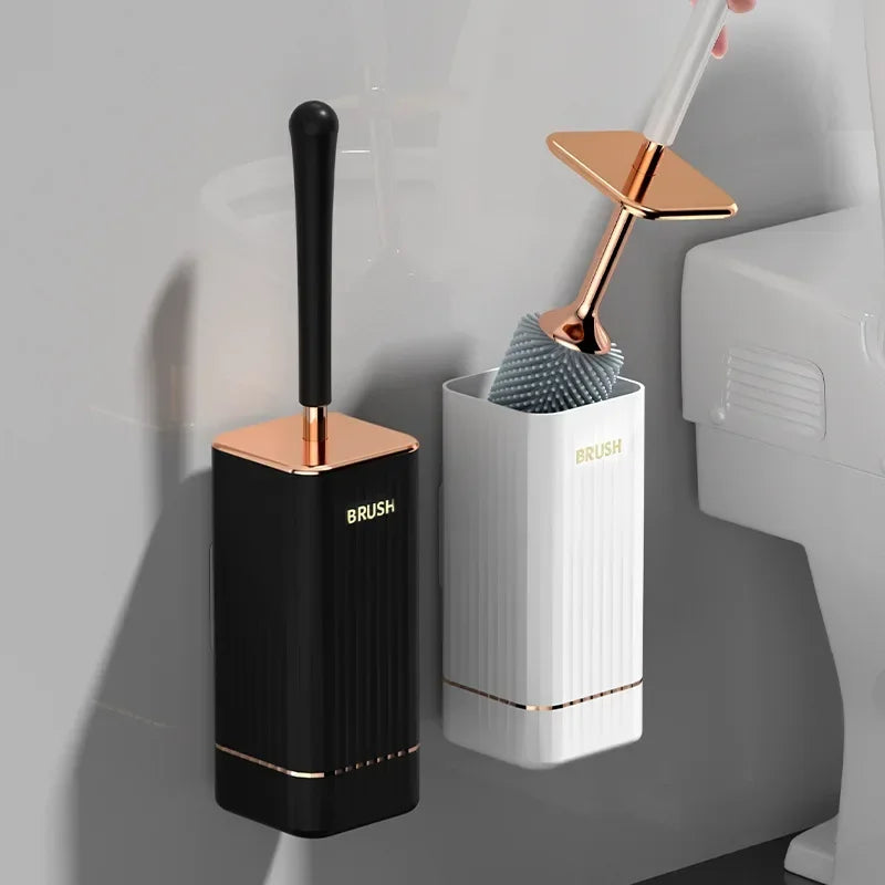 brosse en silicone pour nettoyage efficace des toilettes - vue 3 sur 8
